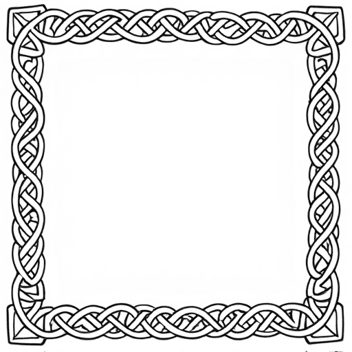 Celtic Knots coloring style
